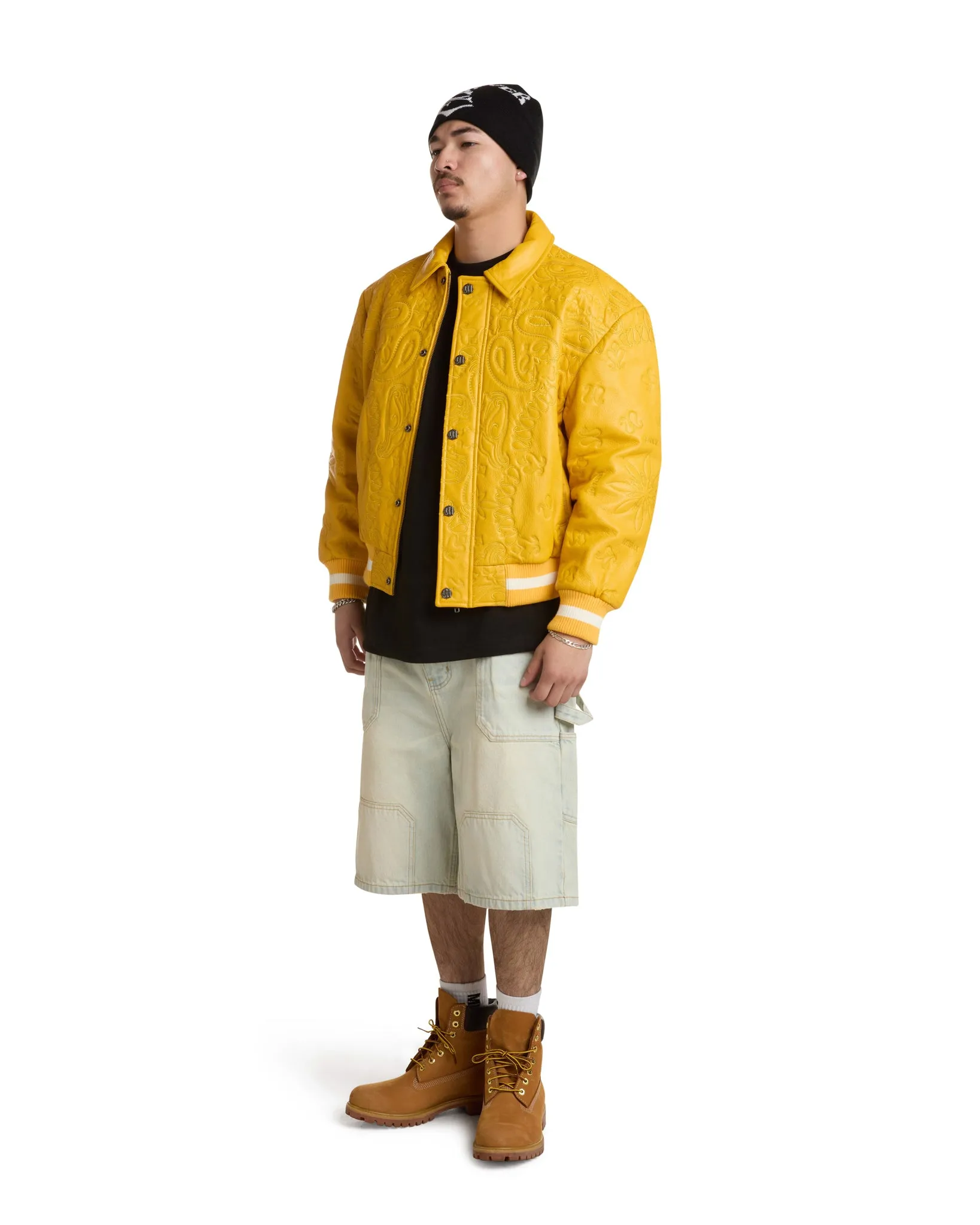 GENUINE LAMBSKIN LEATHER PAISLEY JACKET sold by Menace product image thumbnail 5