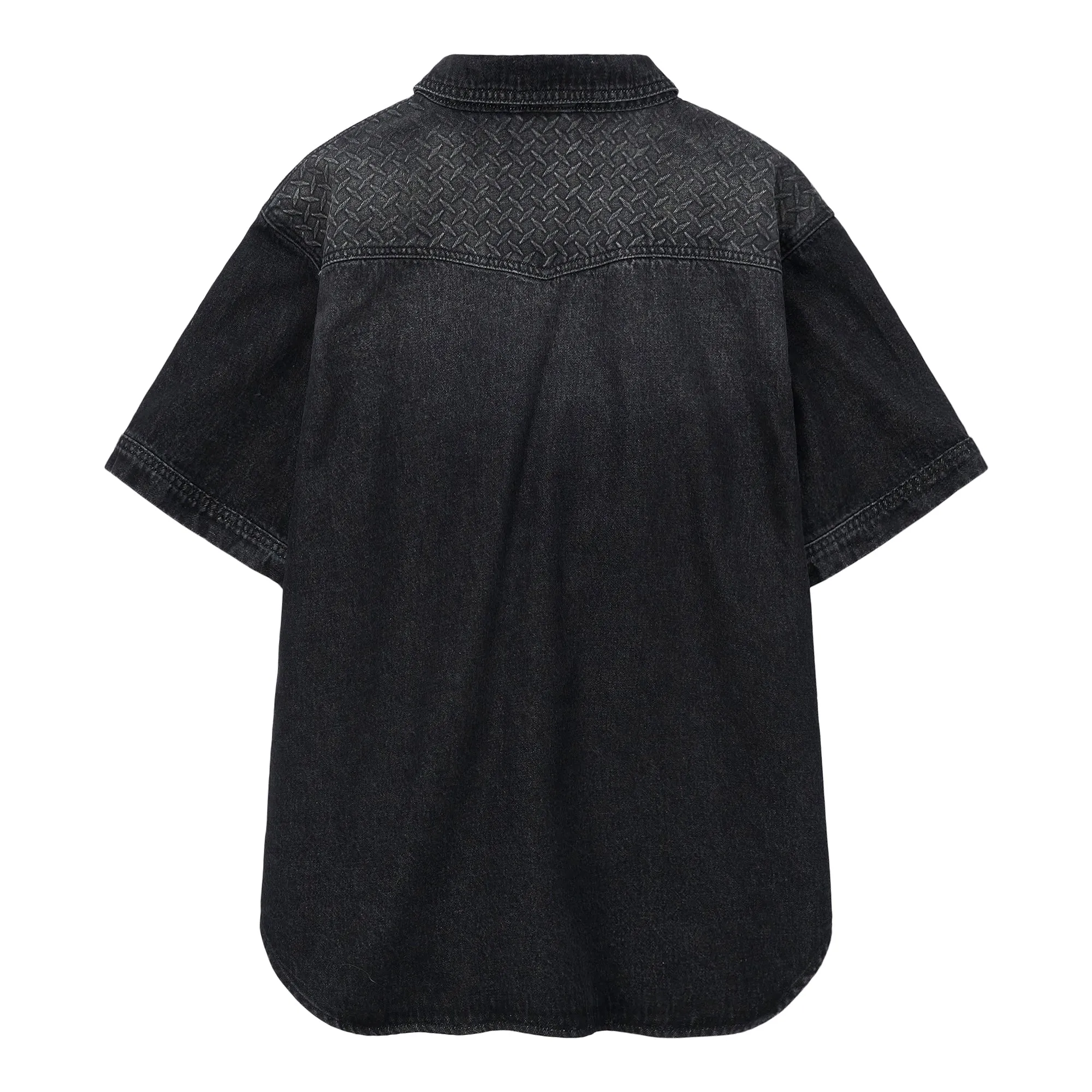 STEEL EMBOSSED DENIM WORK SHIRT sold by Menace product image thumbnail 2