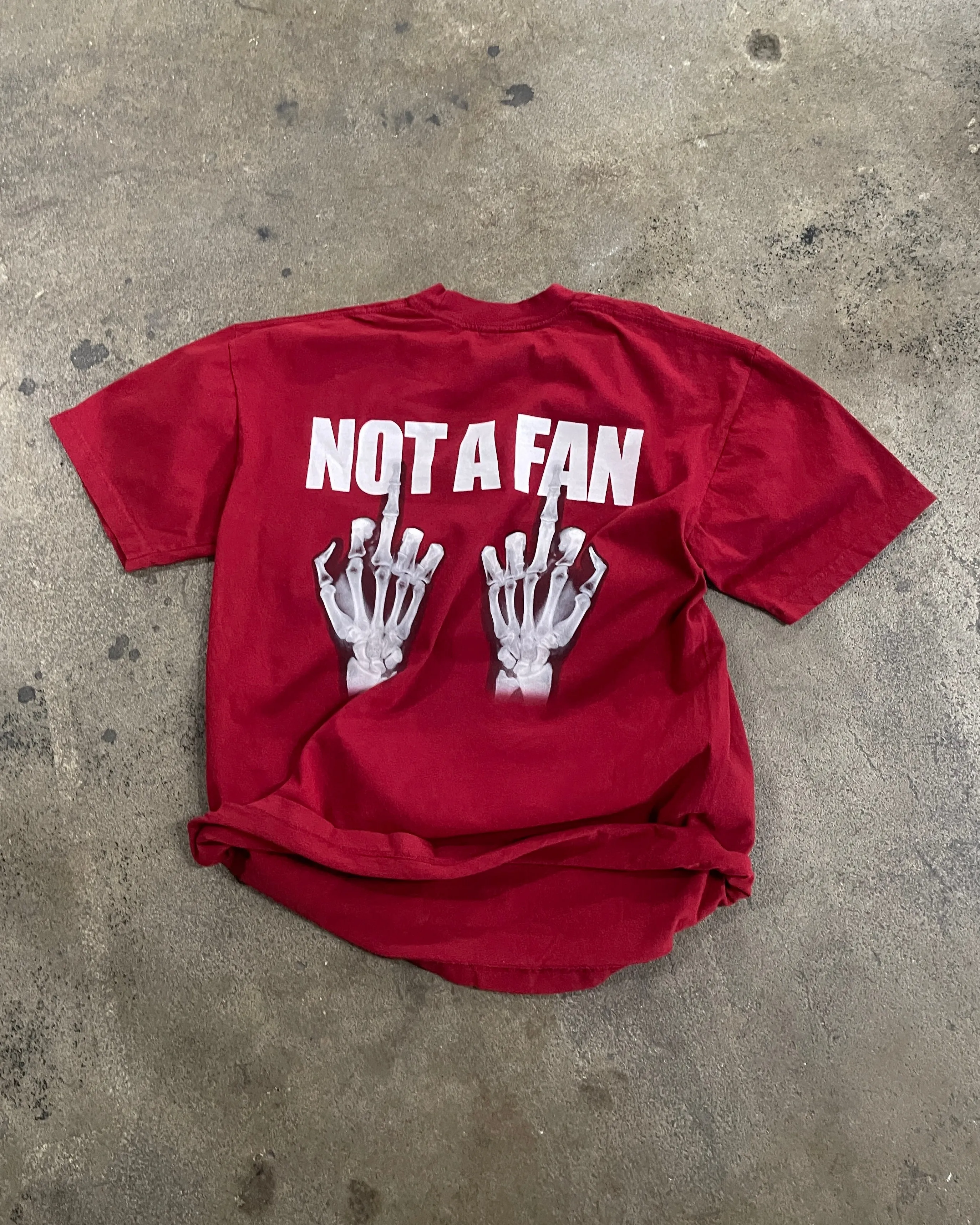NOT A FAN T-SHIRT sold by Menace product image thumbnail 3