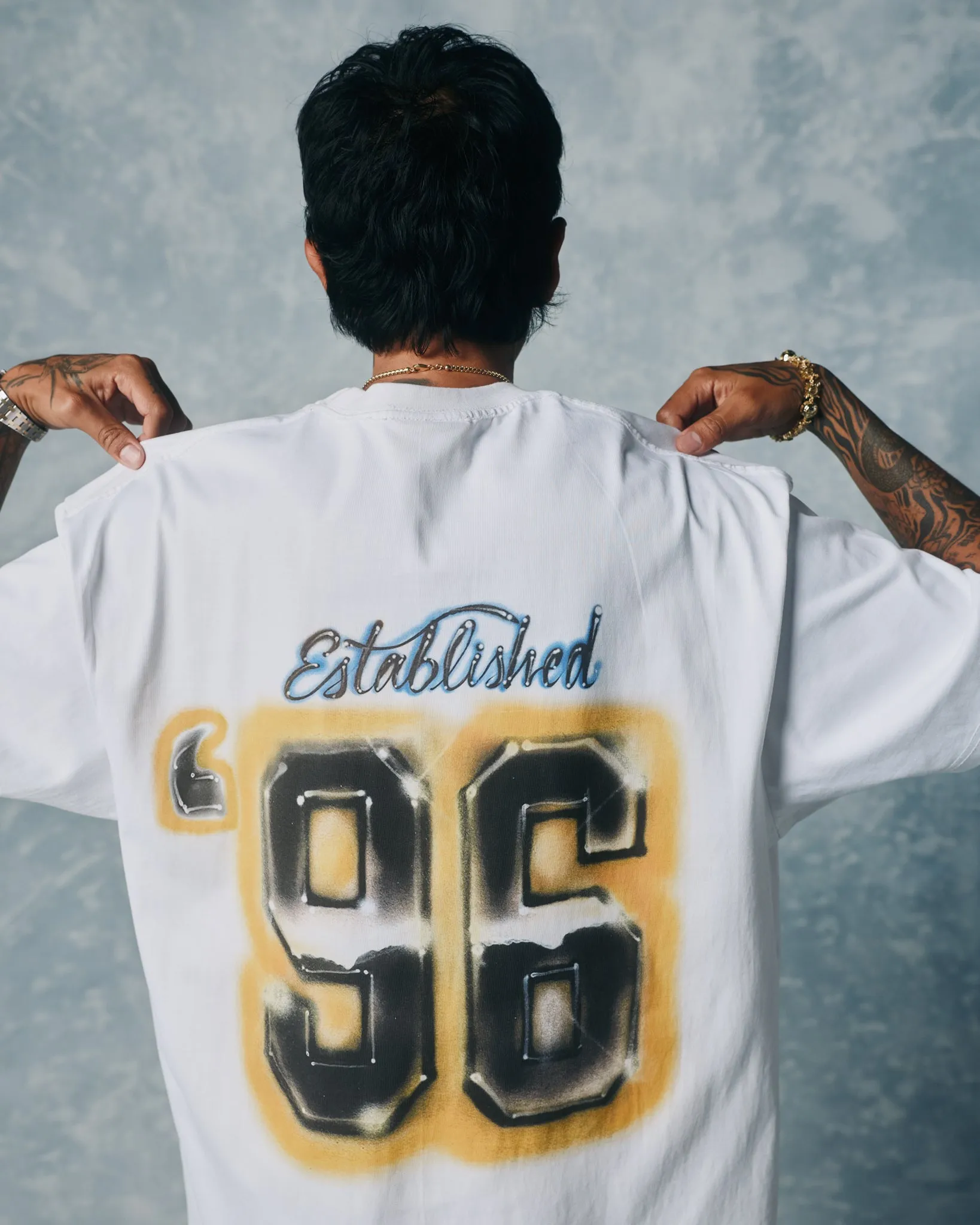 LA GALAXY AIRBRUSH '96 T-SHIRT sold by Menace product image thumbnail 3