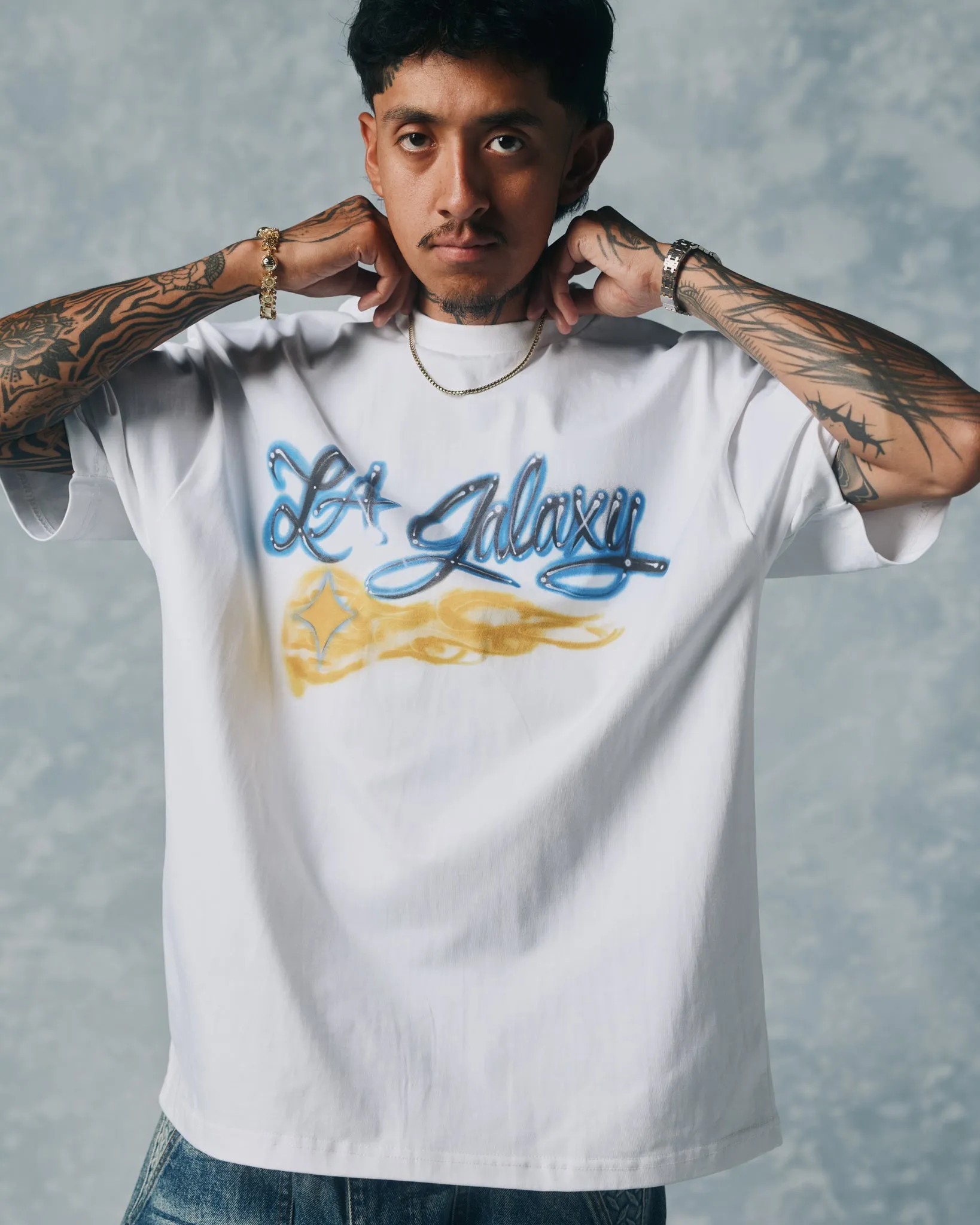 LA GALAXY AIRBRUSH '96 T-SHIRT sold by Menace product image thumbnail 4