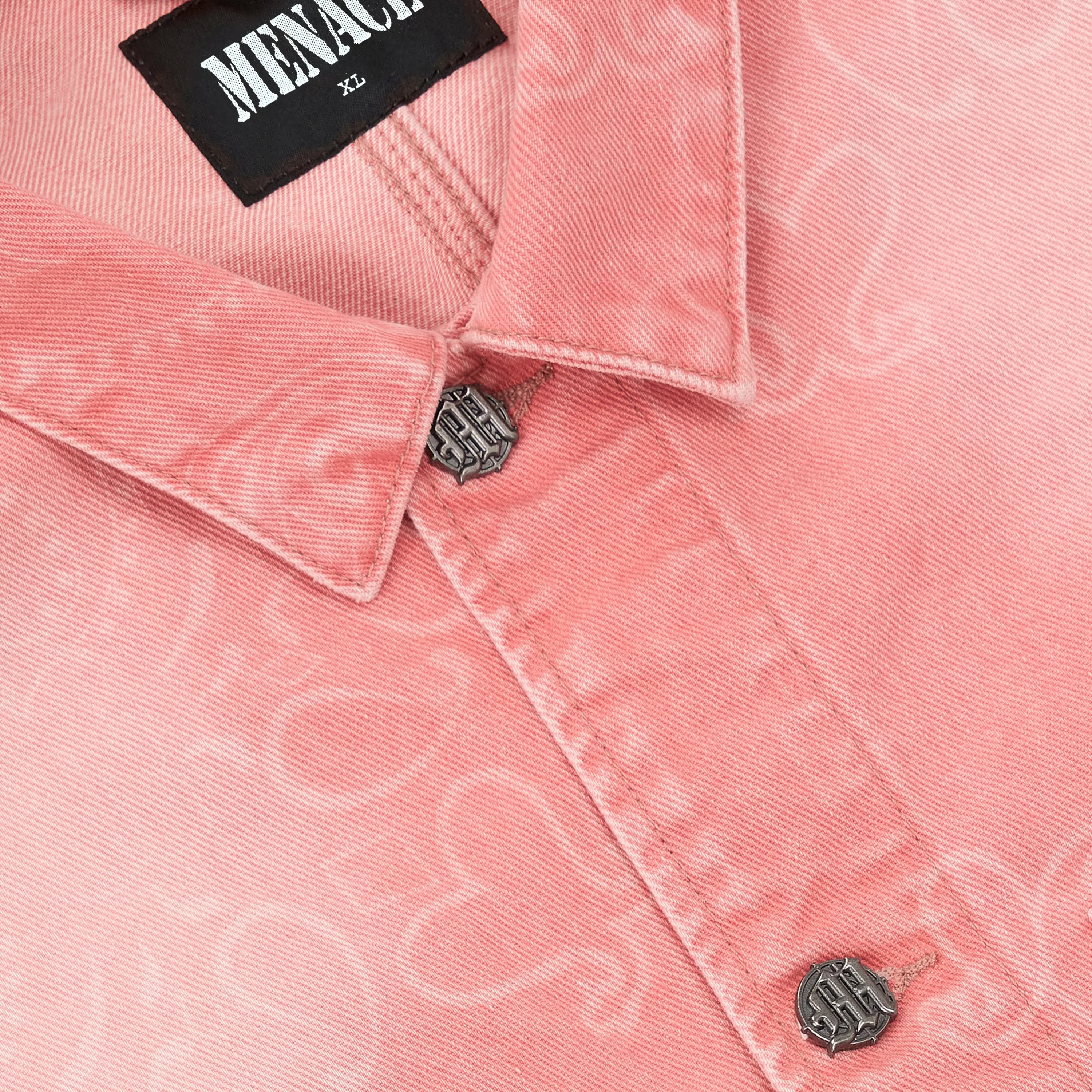 LASER ENGRAVED PAISLEY DENIM JACKET sold by Menace product image thumbnail 3