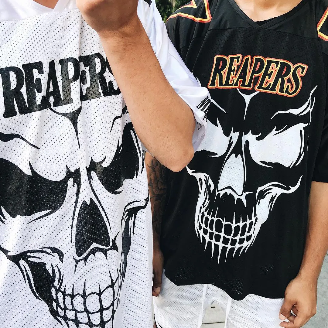 Menace OVERSIZED REAPERS MESH FOOTBALL JERSEY | Parallel