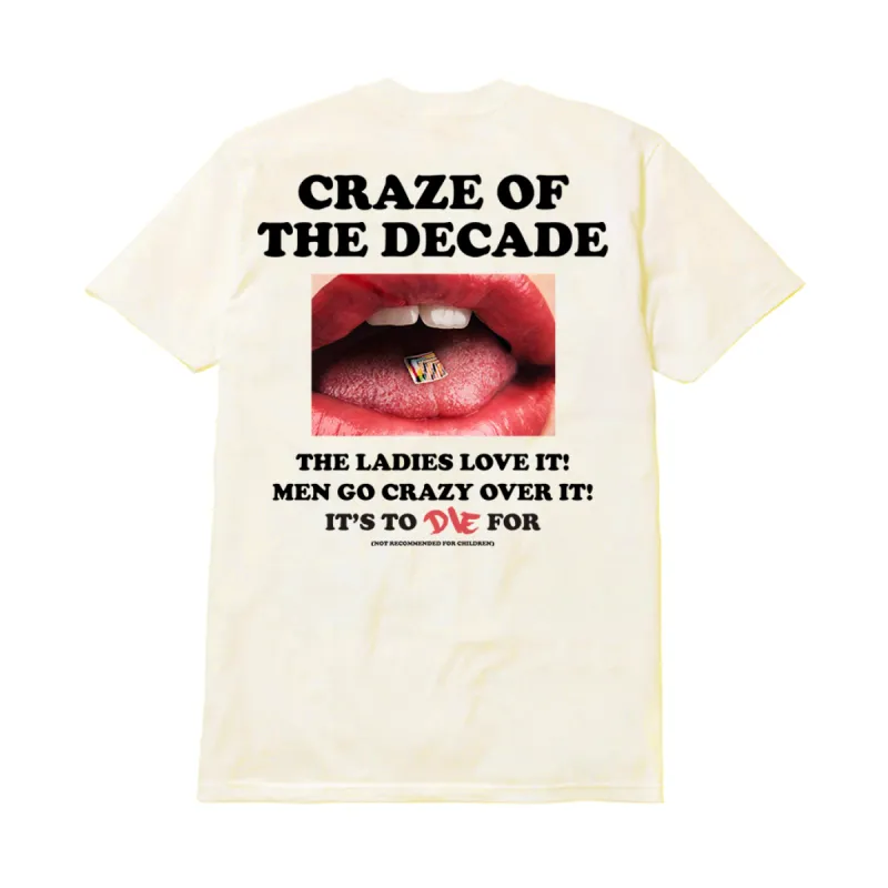 CRAZE OF THE DECADE T-SHIRT sold by Menace
