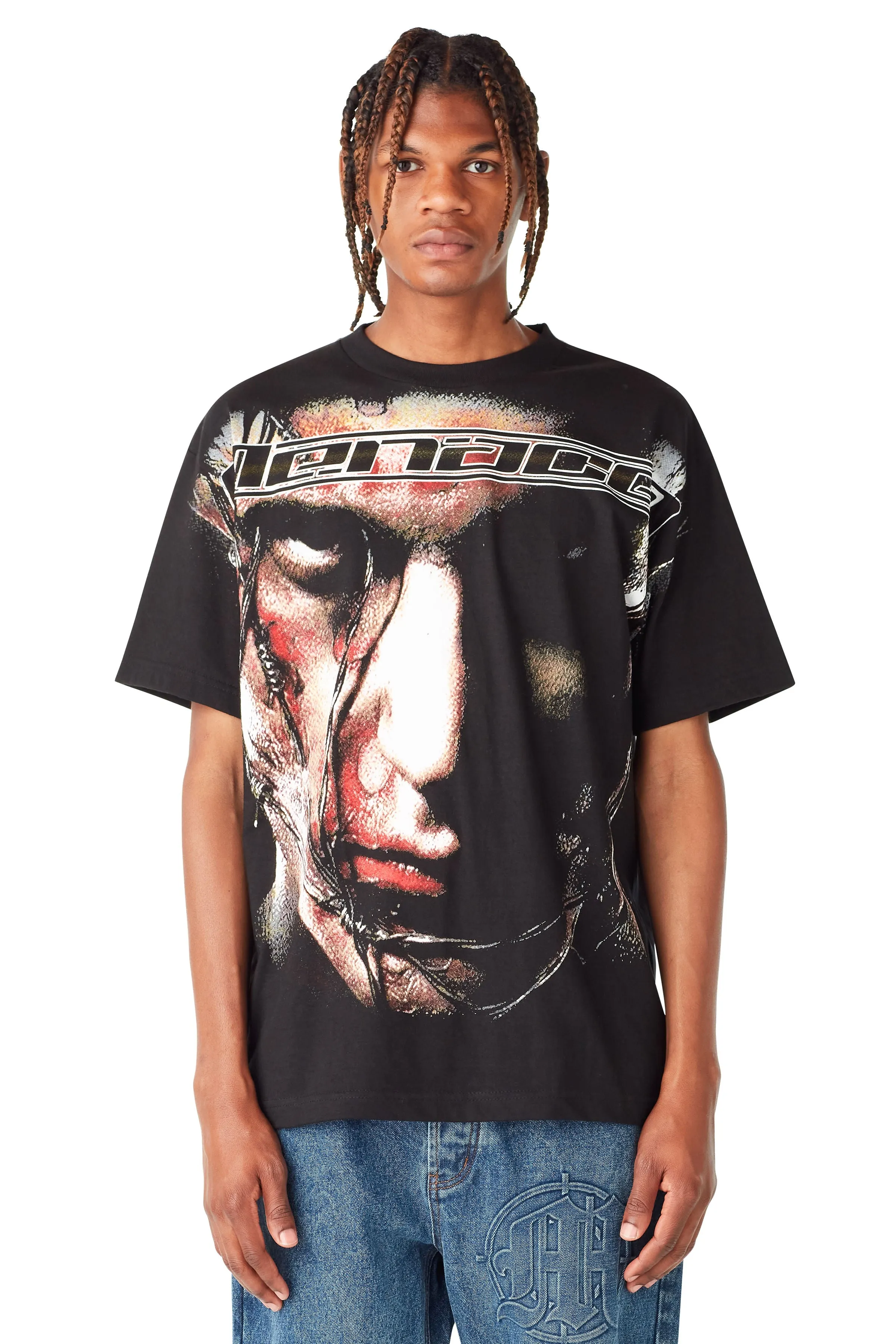 CONTRA T-SHIRT (OVERSIZED PRINT) sold by Menace product image thumbnail 2