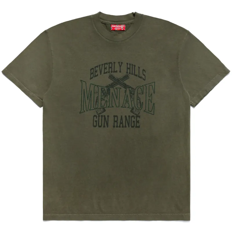 BEVERLY HILLS GUN RANGE T-SHIRT sold by Menace