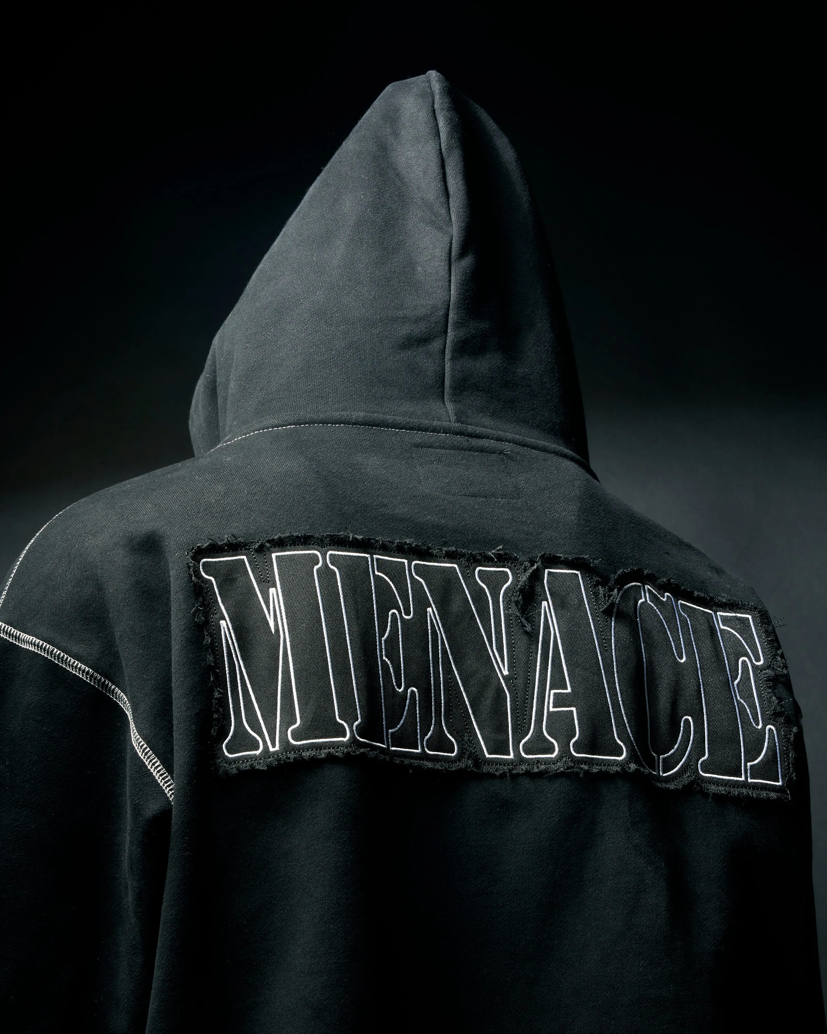 CONTRAST STITCH LOGO HOODIE sold by Menace product image thumbnail 5