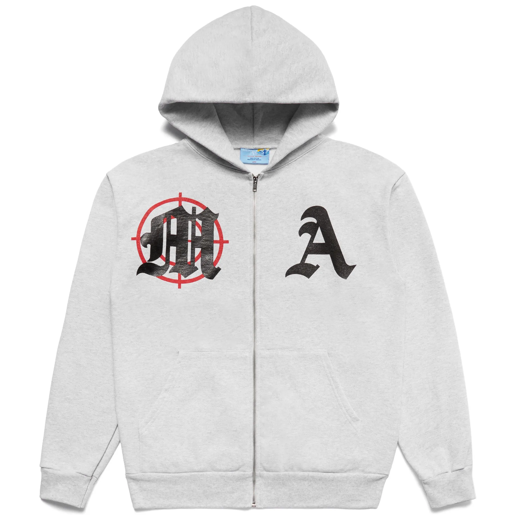 TARGET PRACTICE ZIP-UP HOODIE sold by Menace