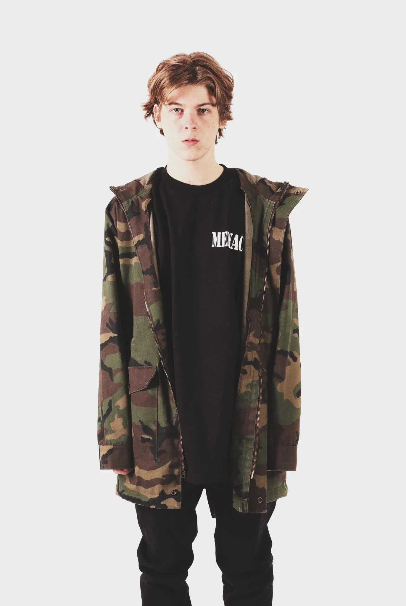 WOODLAND CAMO PARKA sold by Menace product image thumbnail 4