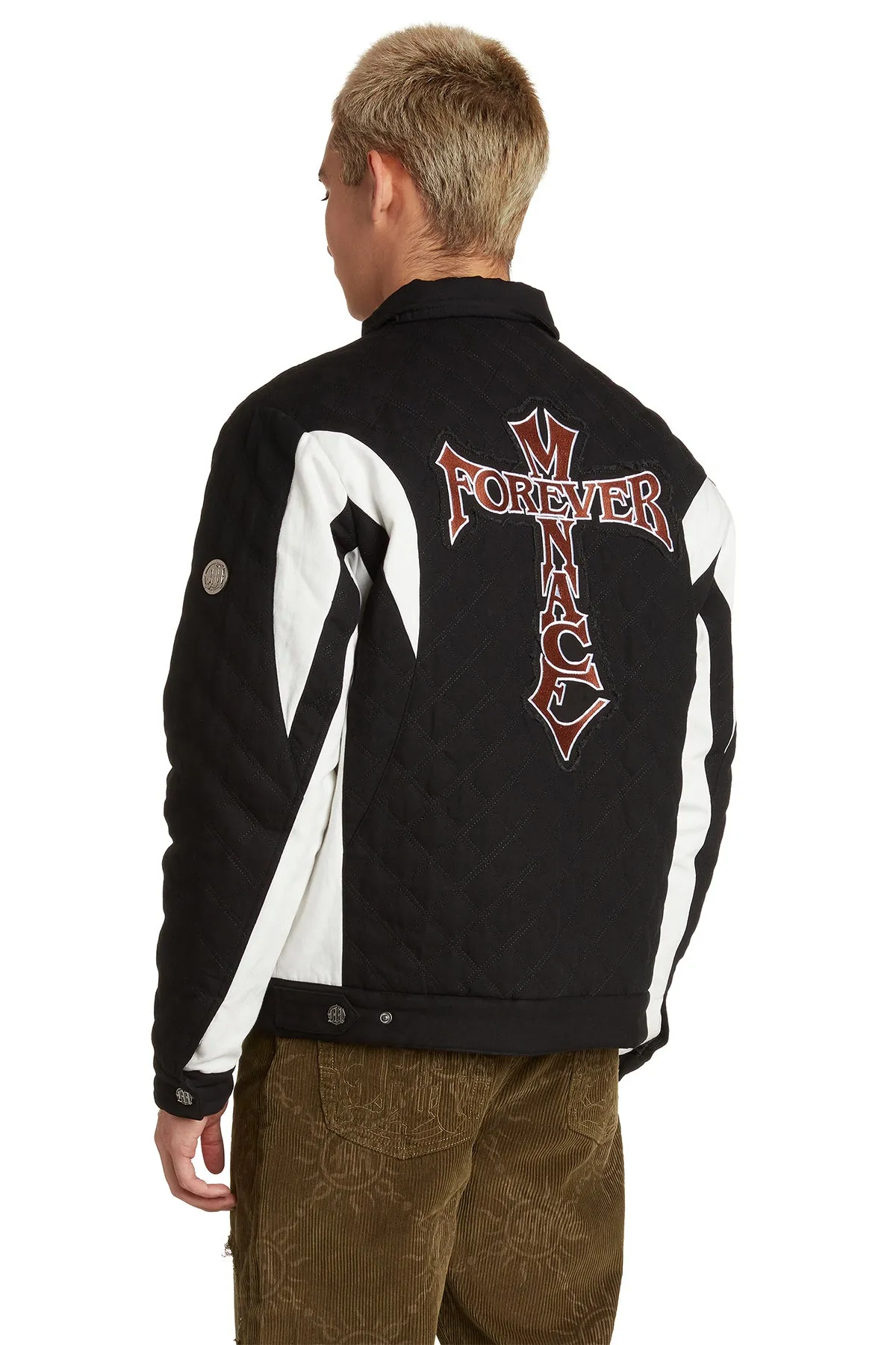 MENACE FOREVER QUILTED TWO-TONE WORK JACKET sold by Menace product image thumbnail 4