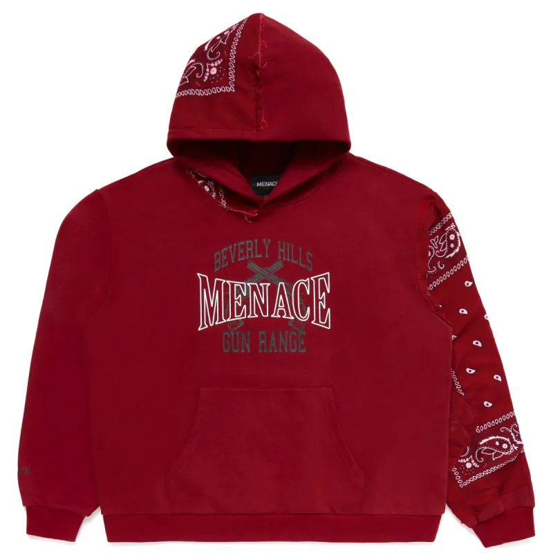BEVERLY HILLS GUN RANGE HOODIE (BANDANA EDITION) sold by Menace