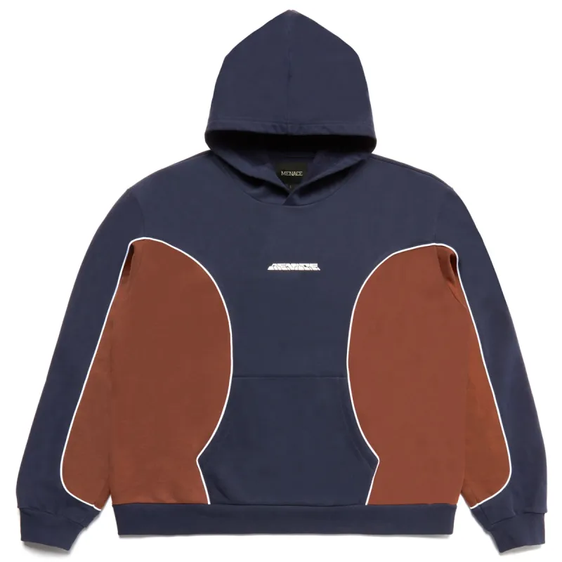 MENACE CORPORATION LOGO PANEL HOODIE sold by Menace