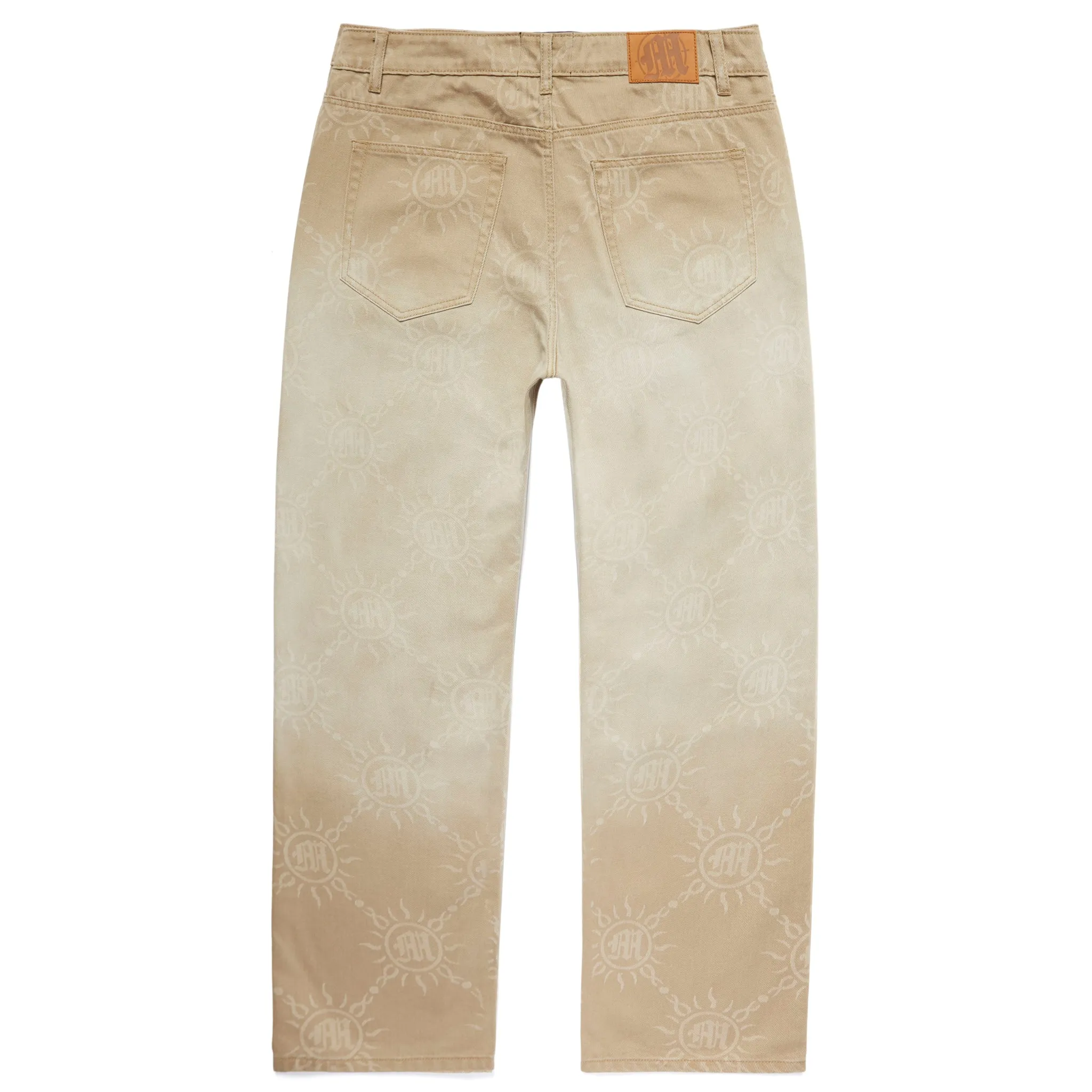 GRADIENT WASH MONOGRAM DENIM PANTS sold by Menace product image thumbnail 2