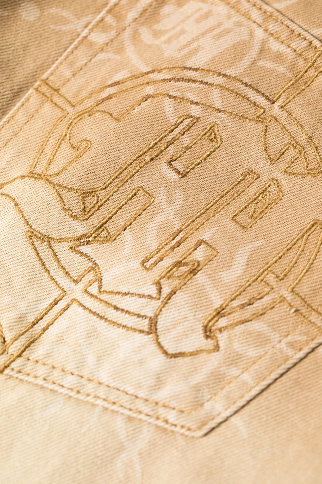 GRADIENT WASH MONOGRAM DENIM PANTS sold by Menace product image thumbnail 4