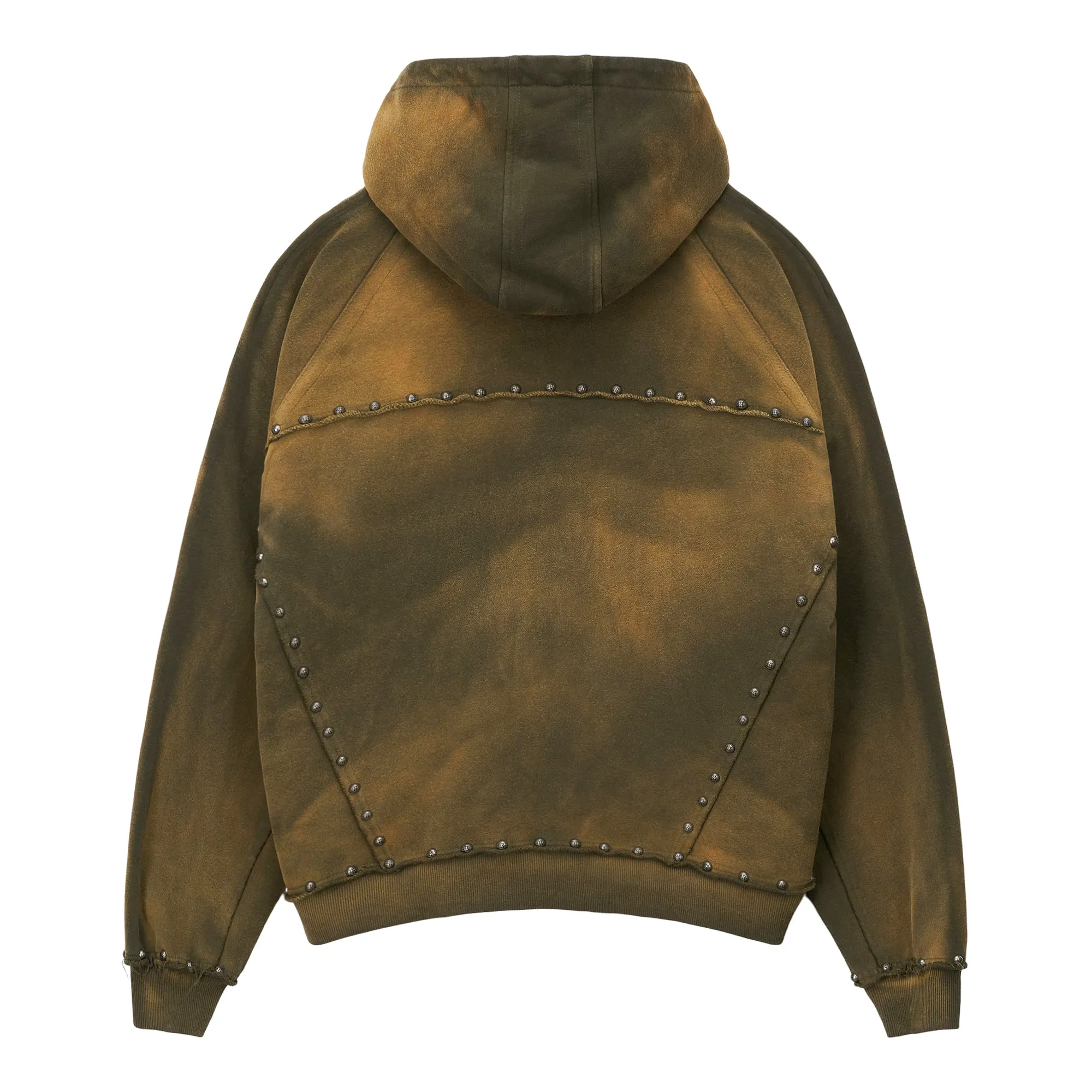 METAL RIVET ZIP-UP HOODIE sold by Menace product image thumbnail 2