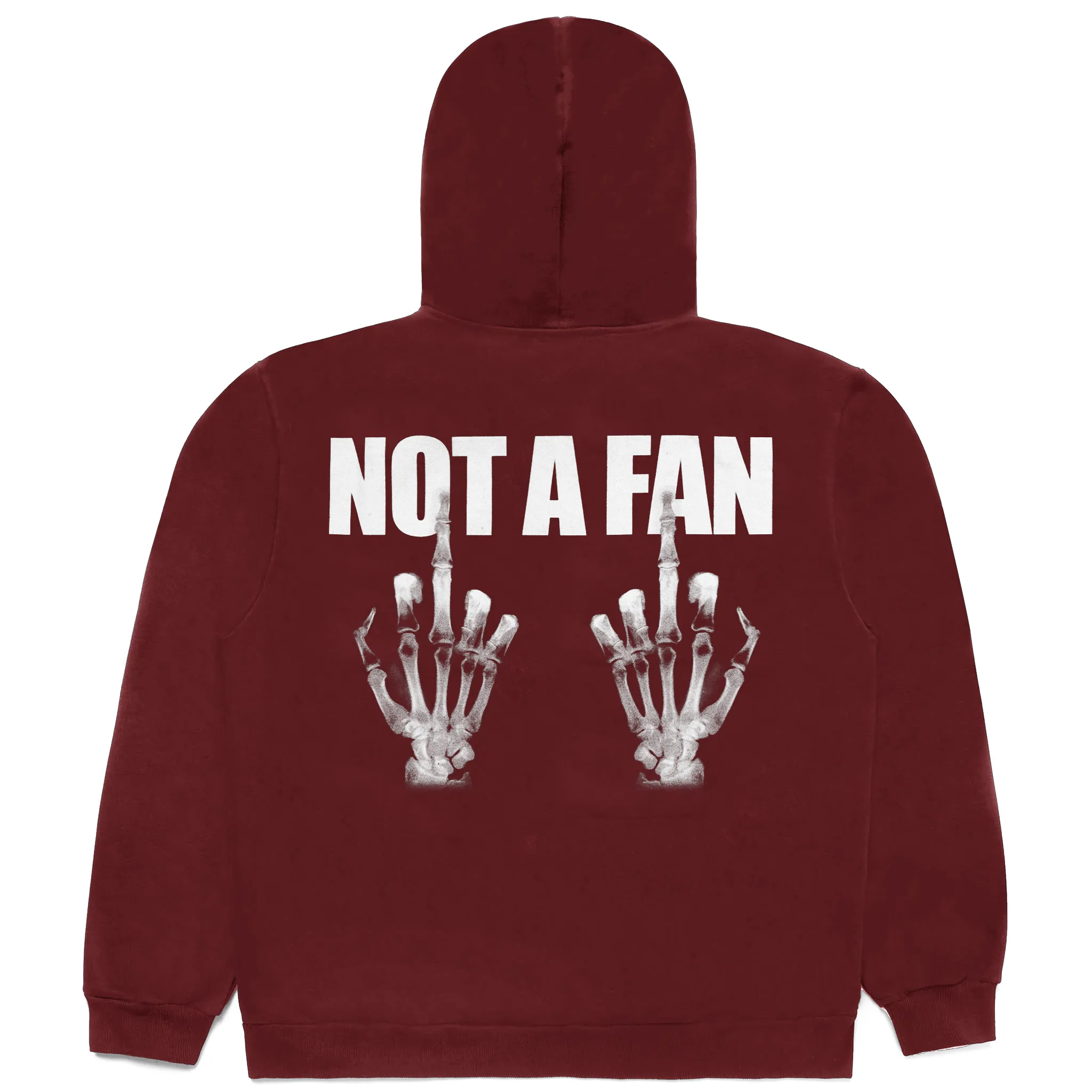 NOT A FAN HOODIE sold by Menace