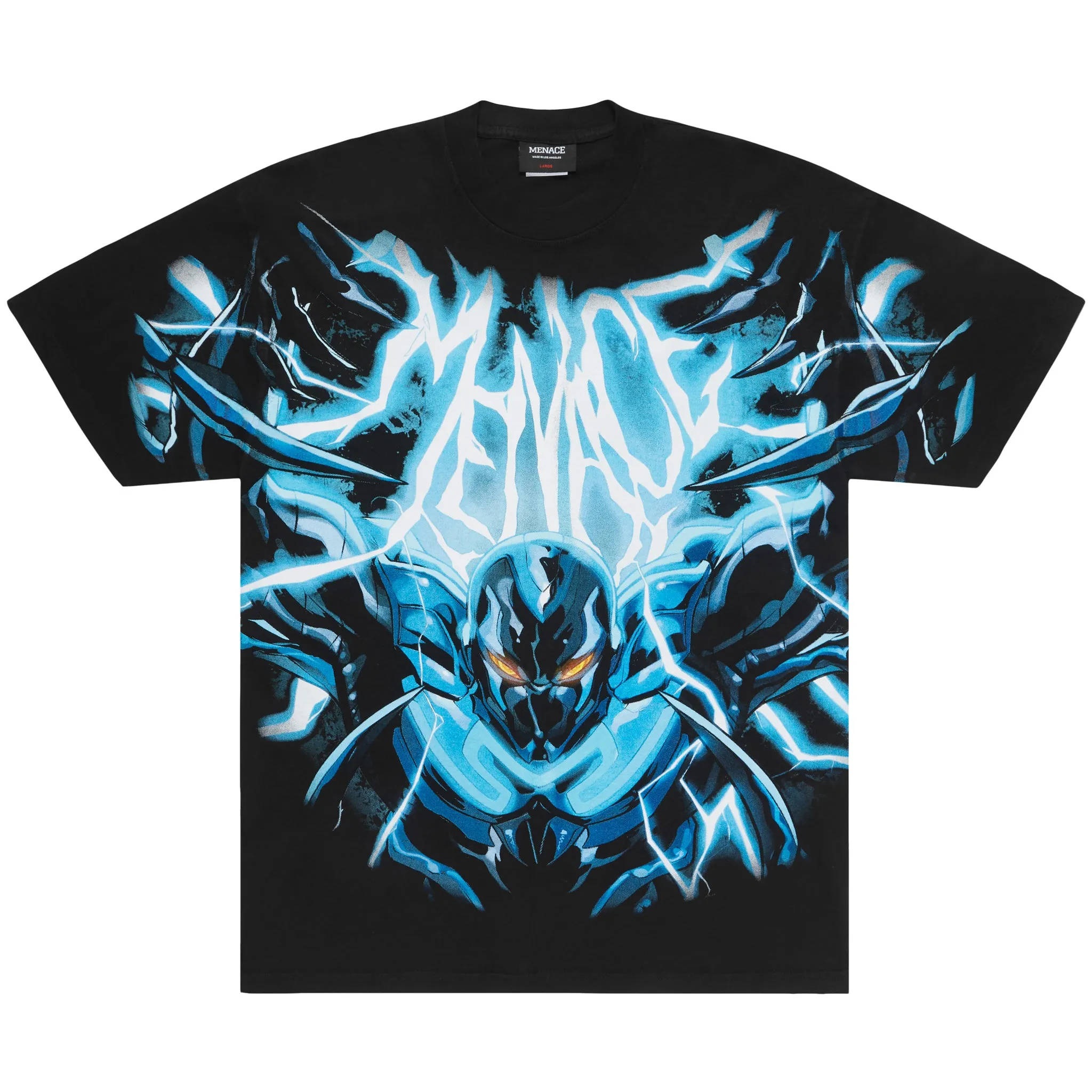 BLUE BEETLE x MENACE T-SHIRT (OVERSIZED PRINT) sold by Menace