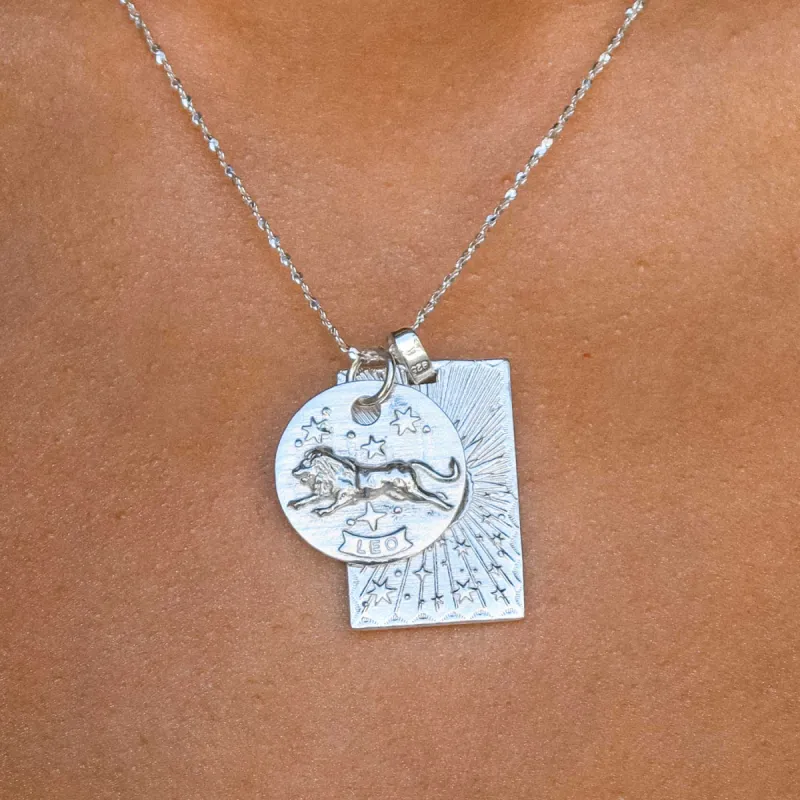 Leo Stargazer Zodiac Necklace sold by Spell
