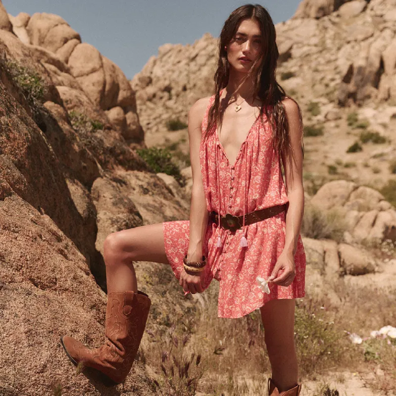 Sunshine Bandit Mini Dress sold by Spell