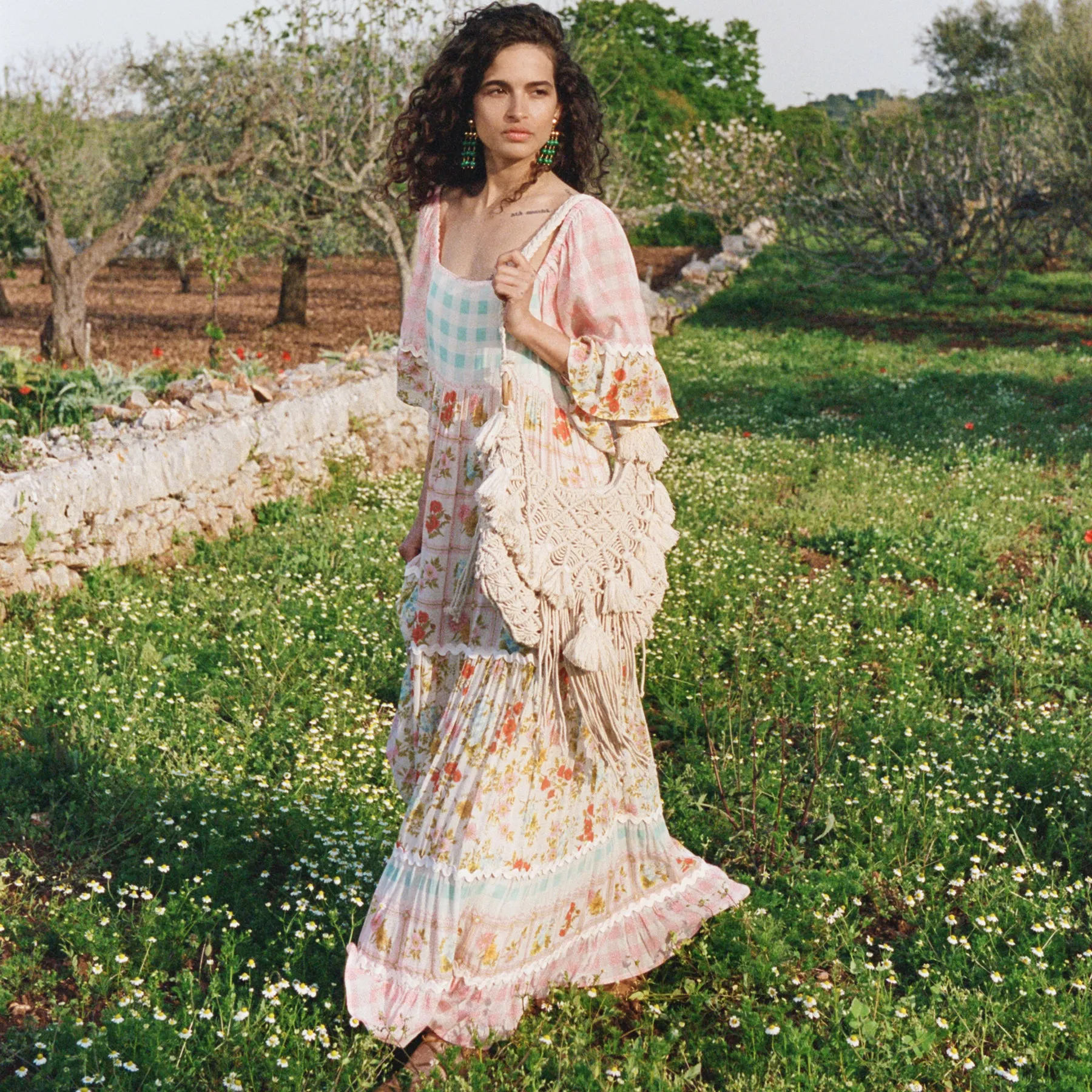 Flora Macrame Bag sold by Spell