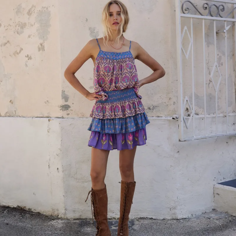 Château Ruffle Skirt sold by Spell