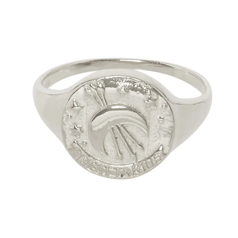 Sagittarius Stargazer Zodiac Ring sold by Spell