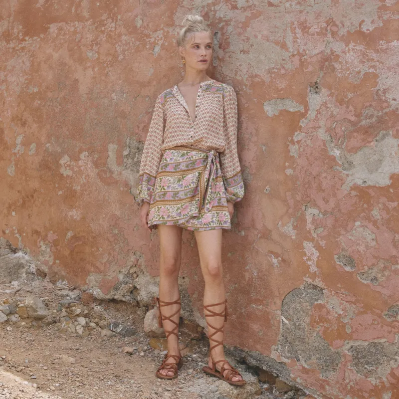 Sienna Wrap Skirt sold by Spell