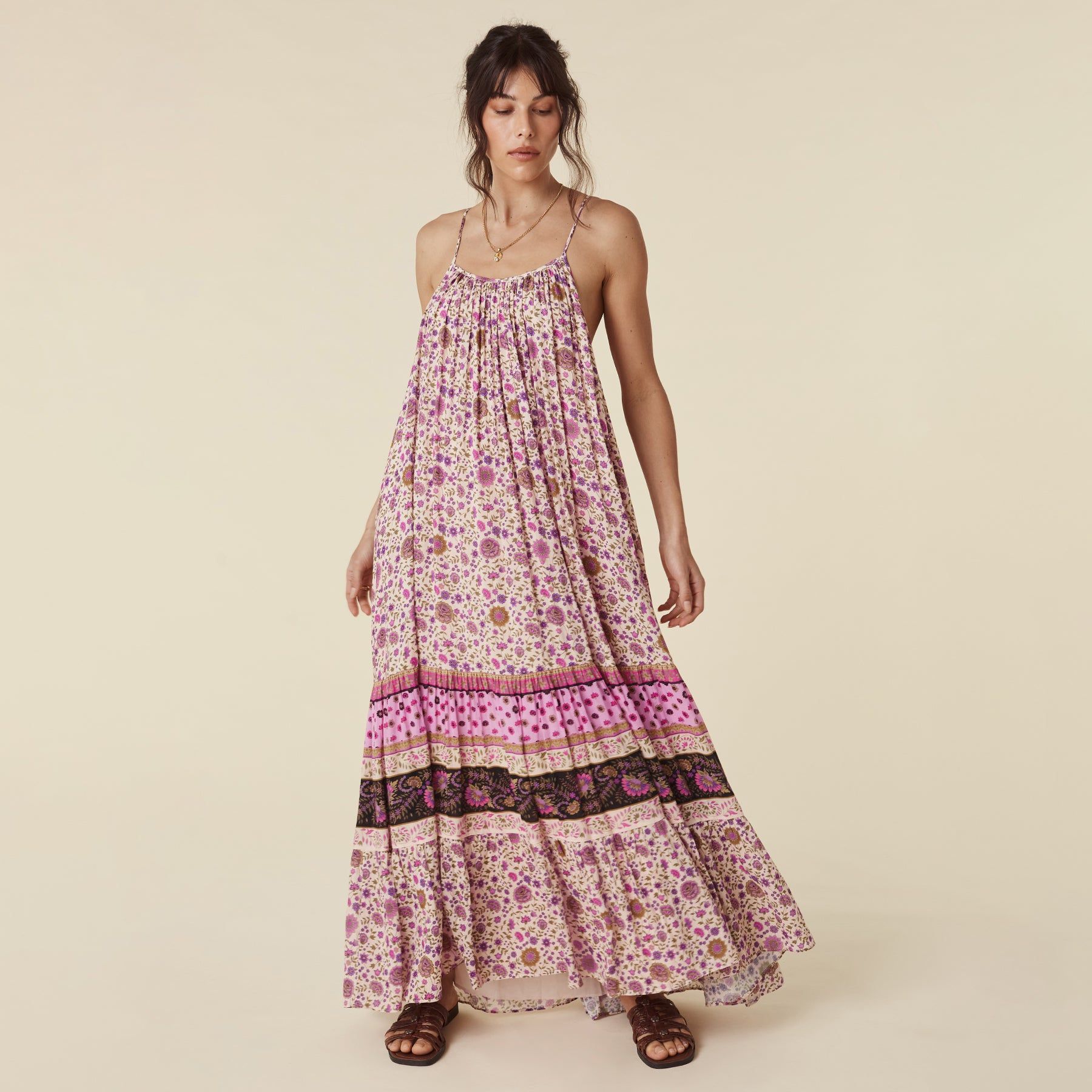 Lady Untamed Strappy Maxi Dress sold by Spell