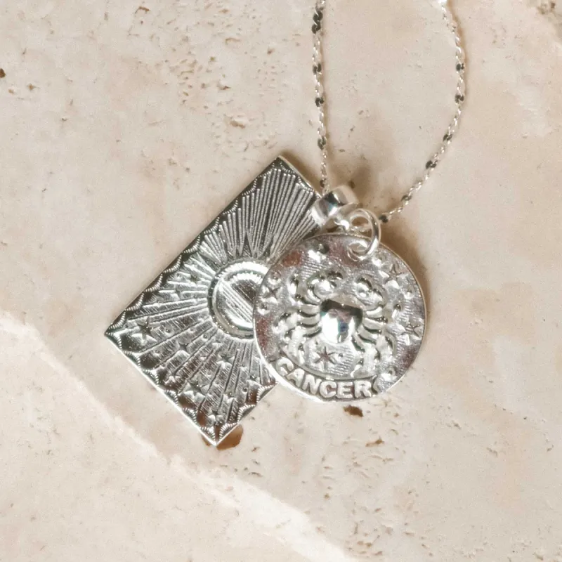 Cancer Stargazer Zodiac Necklace sold by Spell