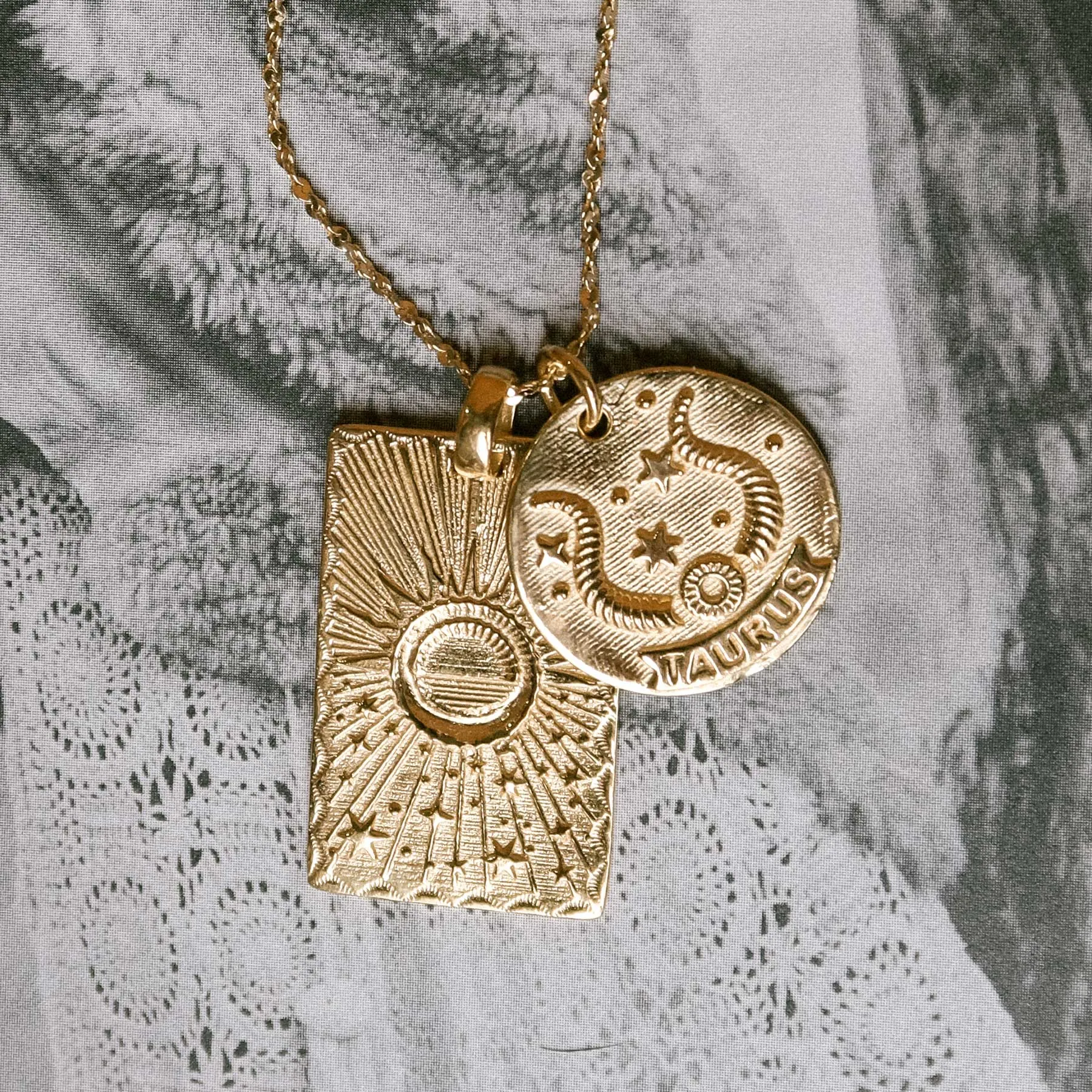Taurus Stargazer Zodiac Necklace sold by Spell