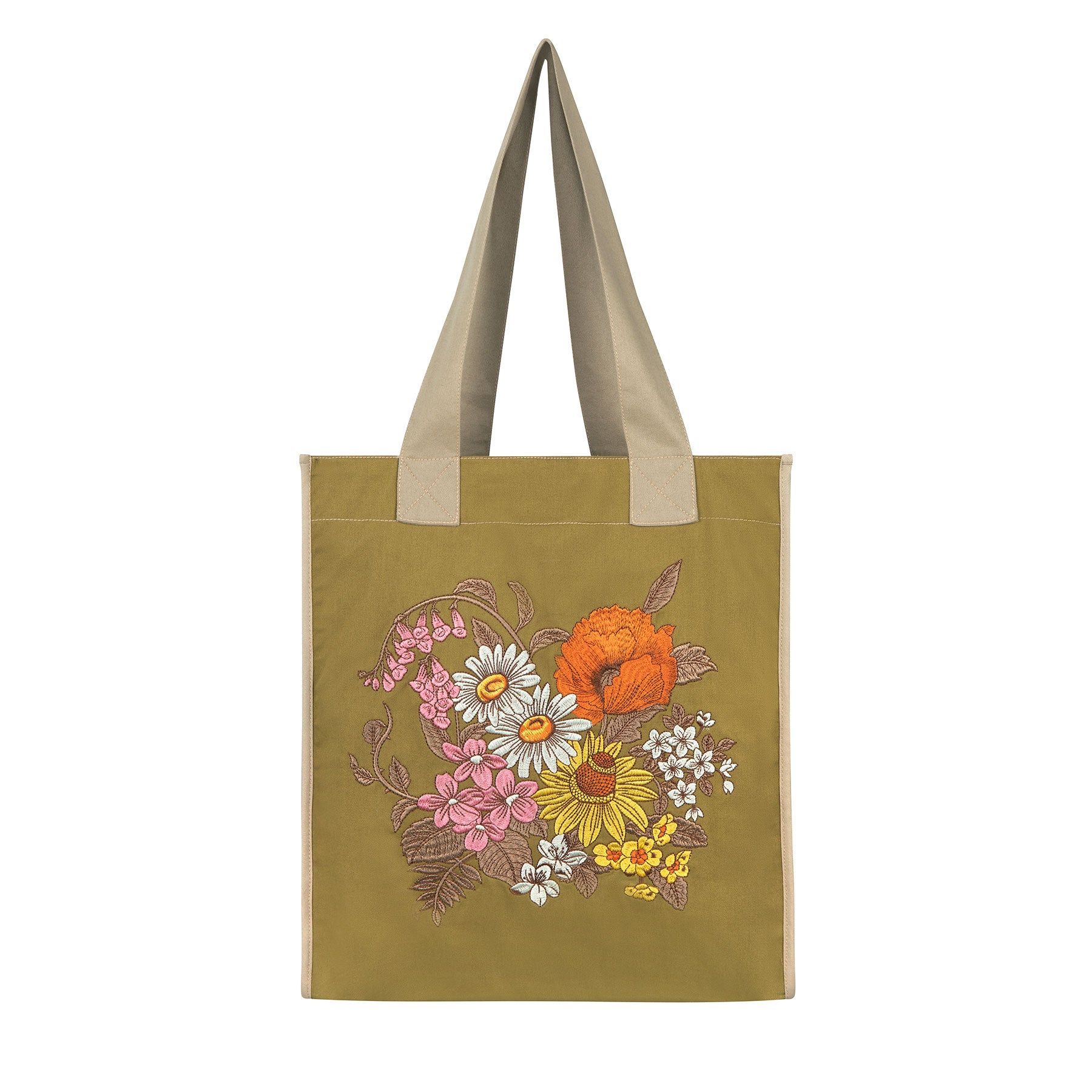 Foxglove Embroidered Tote Bag sold by Spell