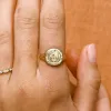 Virgo Stargazer Zodiac Ring sold by Spell