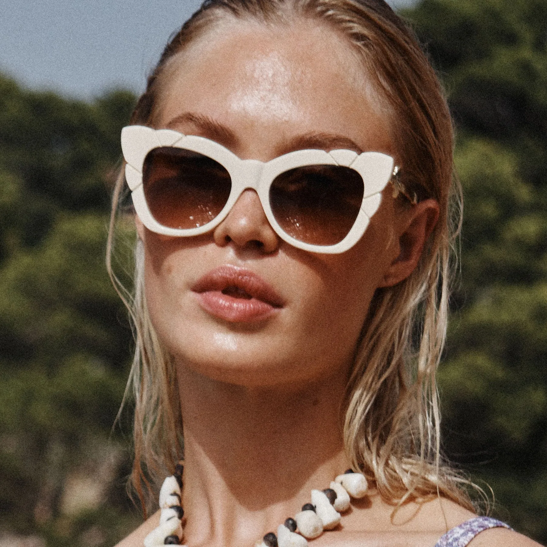 Marilyn with Brown Gradient Lens Sunglasses sold by Spell