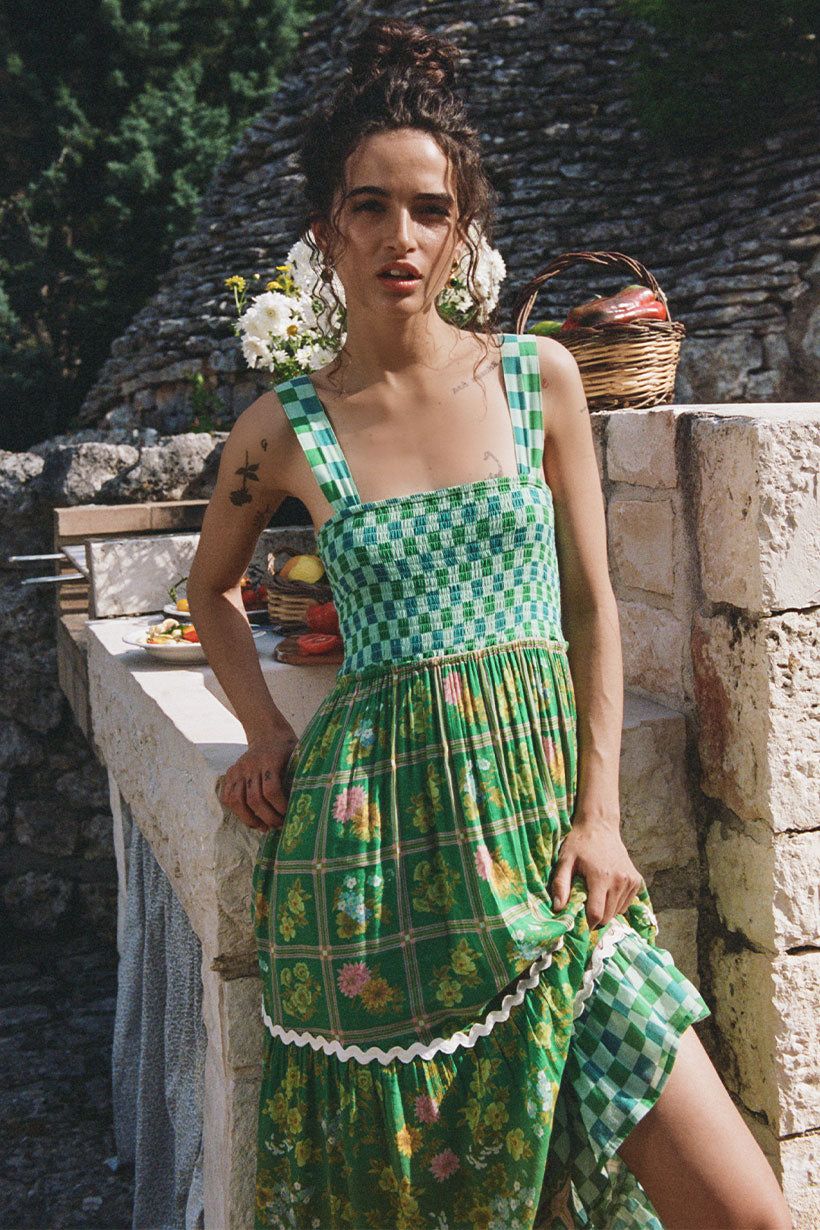 Flora Strappy Maxi Dress sold by Spell product image thumbnail 5