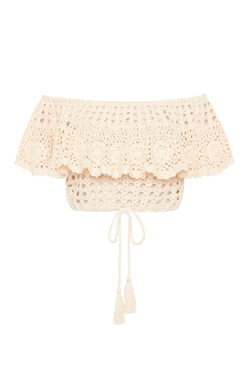 Iluka Crochet Crop Top sold by Spell product image thumbnail 8