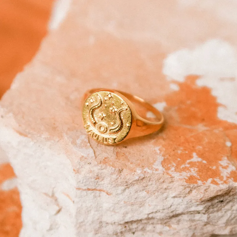 Taurus Stargazer Zodiac Ring sold by Spell