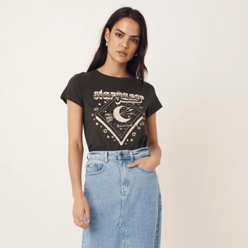 Sagittarius Stargazer Tee sold by Spell