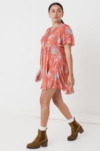 Meadowland Flutter Sleeve Mini Dress sold by Spell