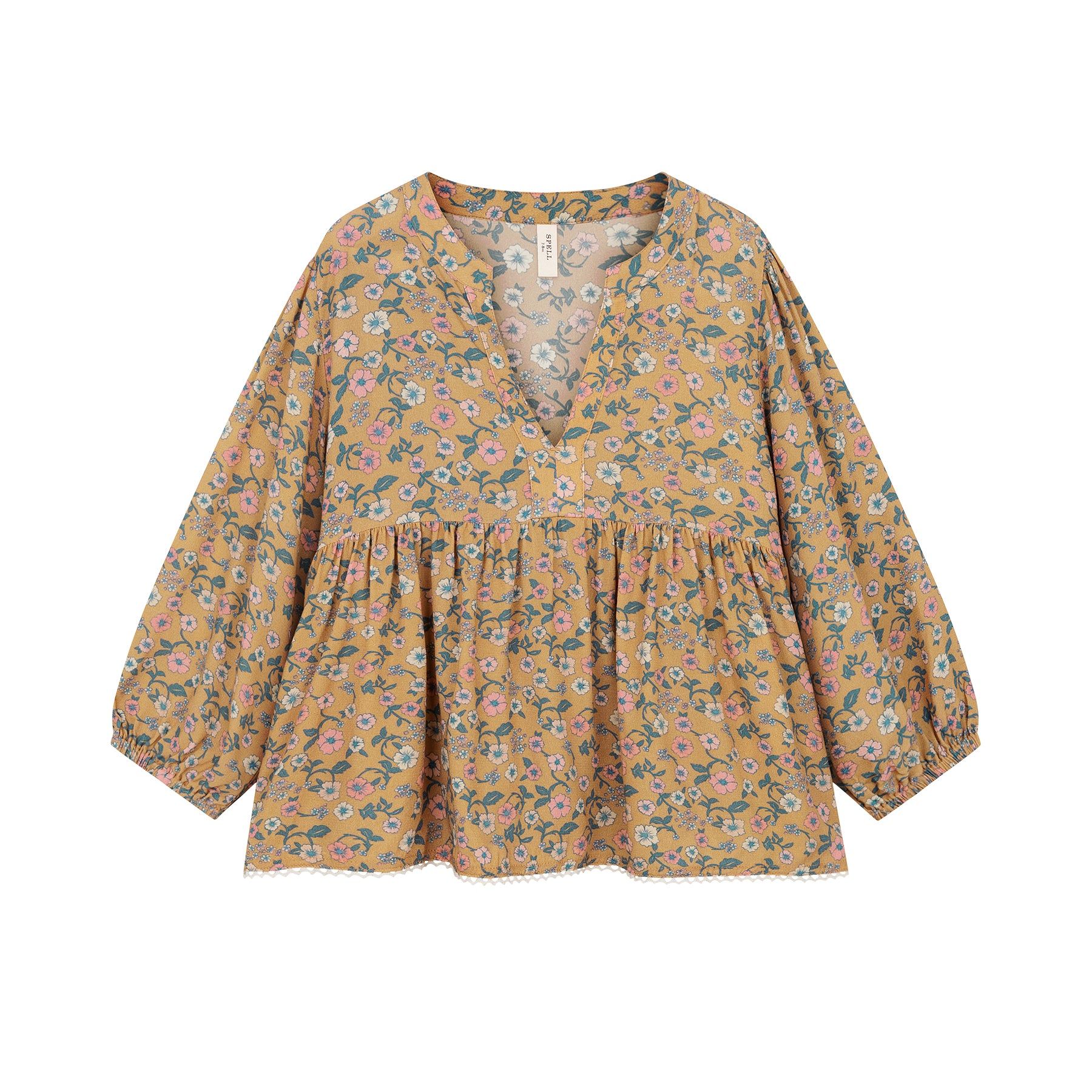 Little Spell Mossy Blouse sold by Spell