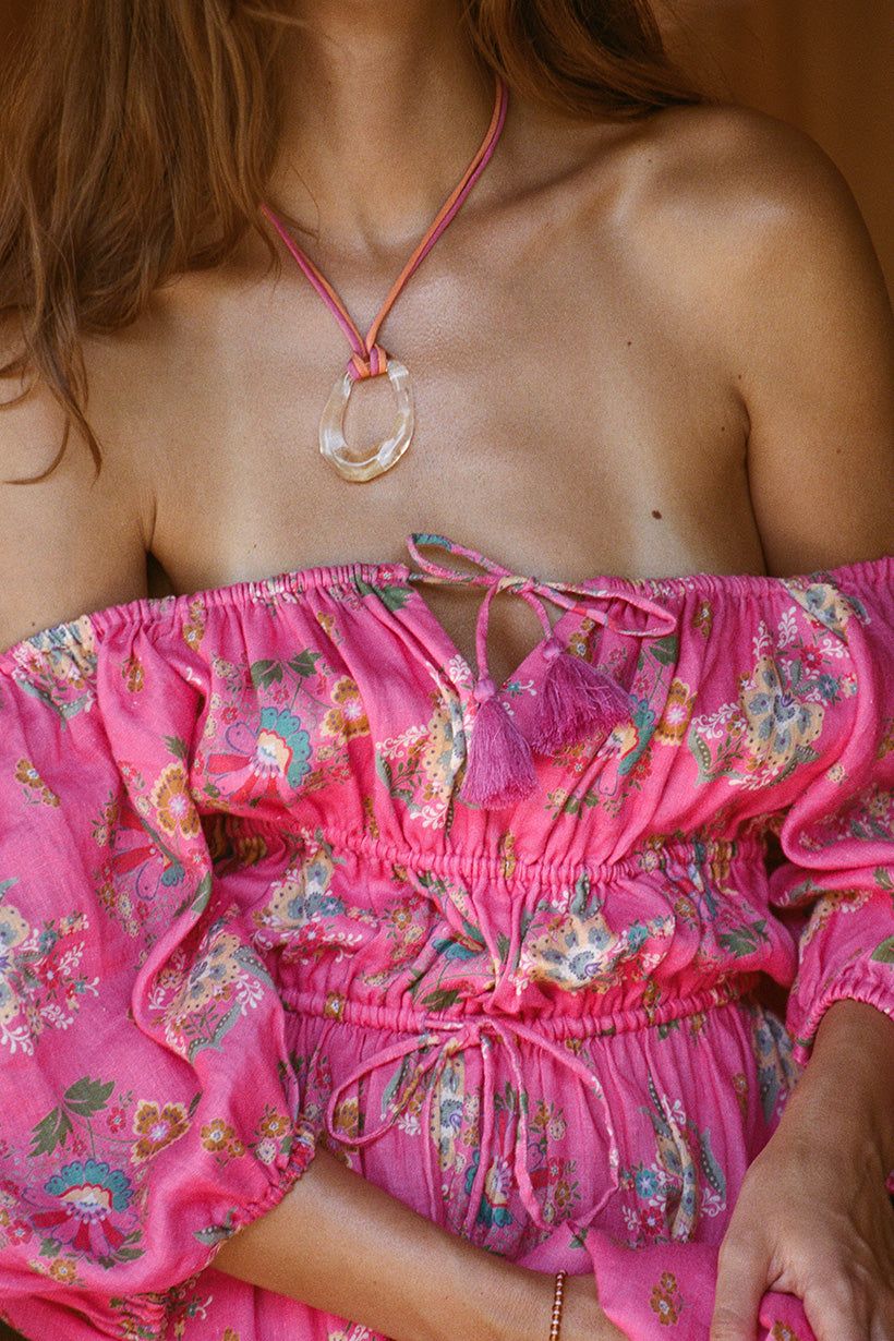 Solstice Linen Soiree Dress sold by Spell product image thumbnail 4