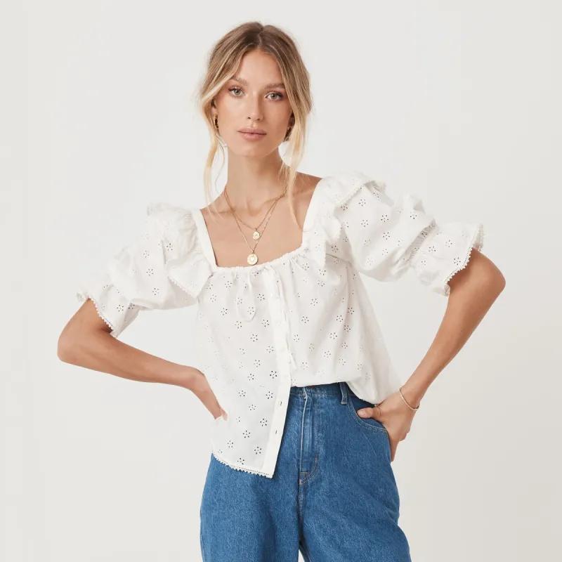 Bo Prairie Blouse sold by Spell