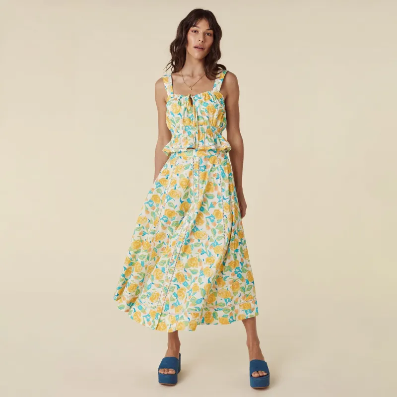 Islamorada Midi Skirt sold by Spell