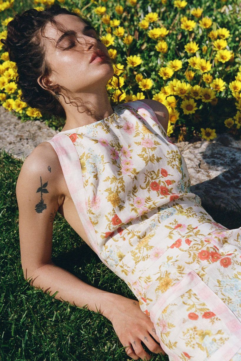 Flora Linen Jumpsuit sold by Spell product image thumbnail 4