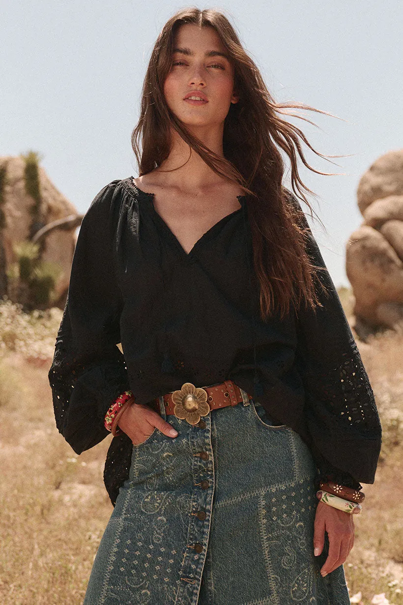 Love in the Afternoon Lace Blouse sold by Spell product image thumbnail 3