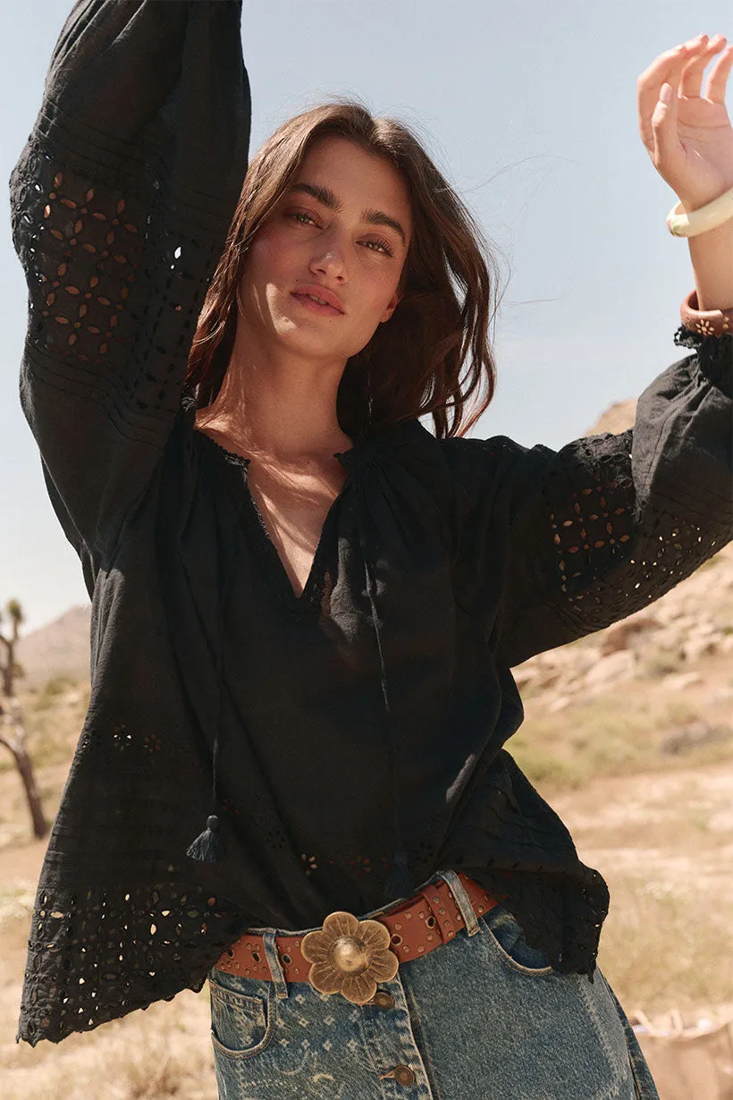 Love in the Afternoon Lace Blouse sold by Spell product image thumbnail 4