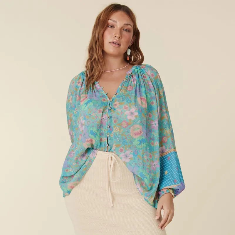 Hibiscus Lane Blouse sold by Spell