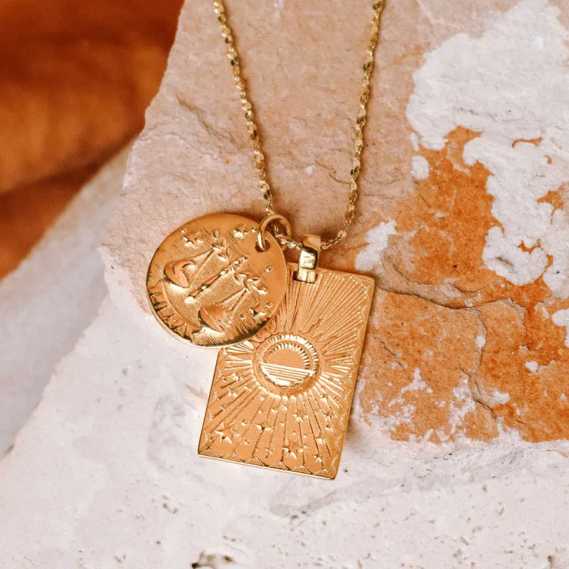 Libra Stargazer Zodiac Necklace sold by Spell