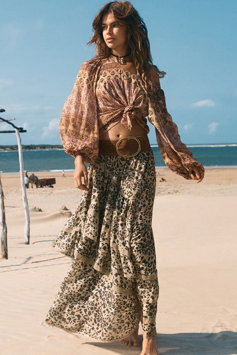 Belle Mare Ruffle Maxi Skirt sold by Spell product image thumbnail 2