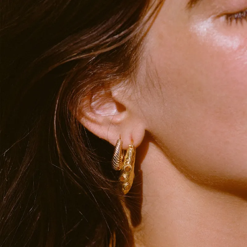 Desert Flower Stone Earrings sold by Spell