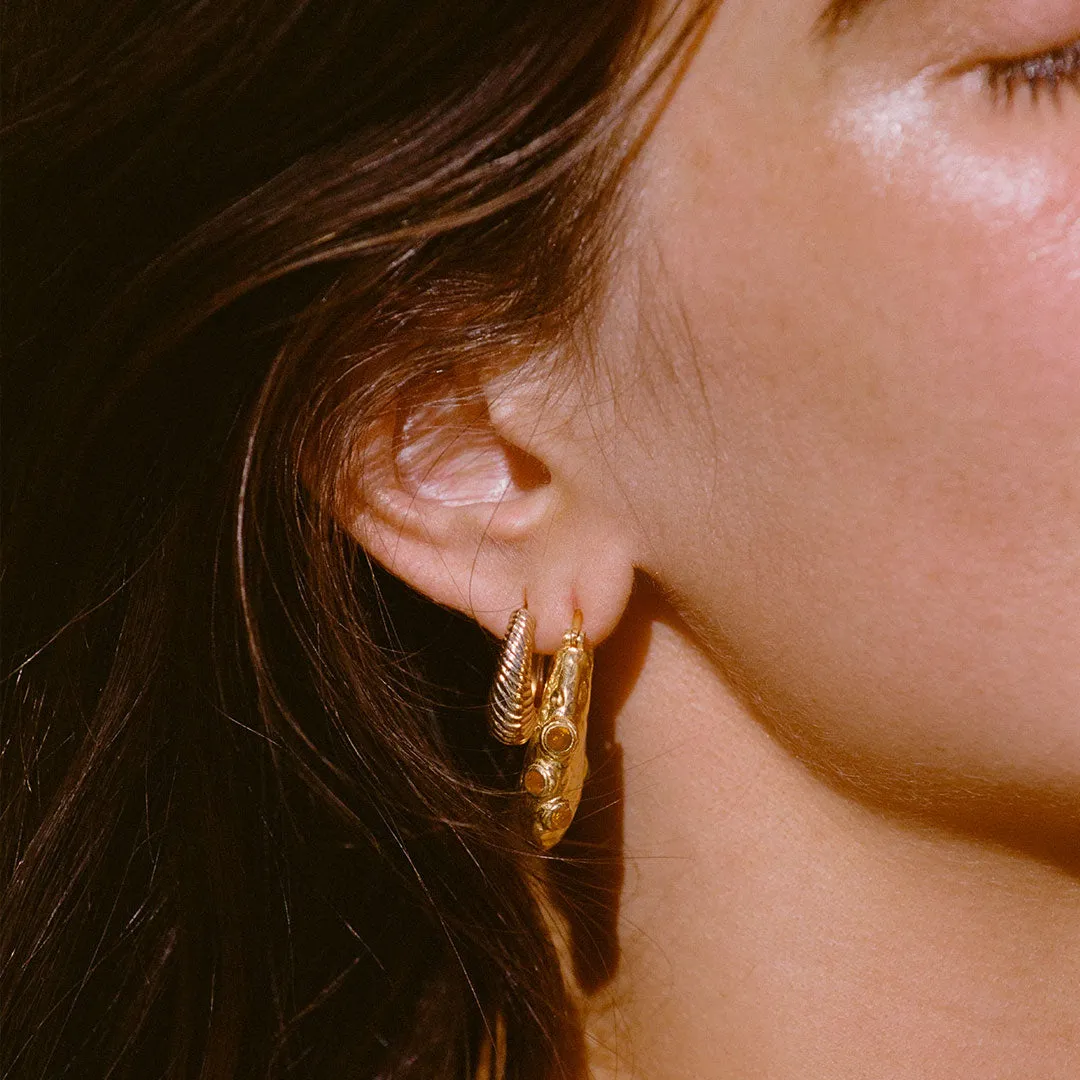 Desert Flower Stone Earrings sold by Spell